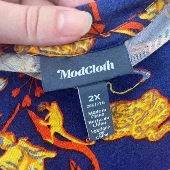 ModCloth Animal Print Top - Picture 4 of 5